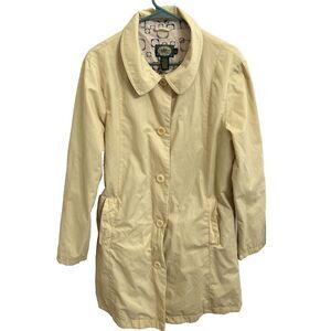 🔥🔥🔥Cabela's For Women Button-up Long Lined Jacket, Large Reg, Yellow VGC